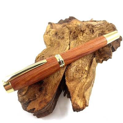 Drevené plniace pero Elegance - Bloodwood gold