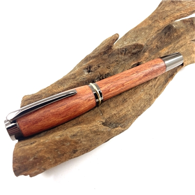 Dřevěné plnicí pero Elegance - Bubinga titanium