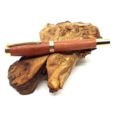 Drevené plniace pero Elegance - Leopardwood gold