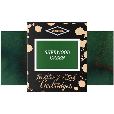 Bombičky Diamine - Sherwood Green 6ks