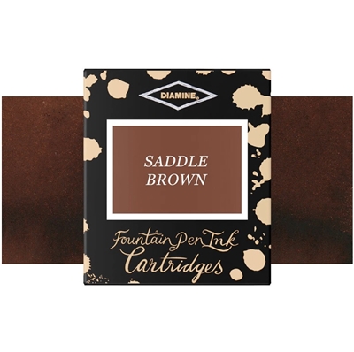 Bombičky Diamine - Saddle Brown 6ks