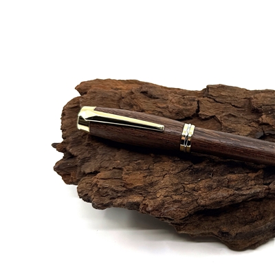 Drevené plniace pero Elegance - Wenge gold