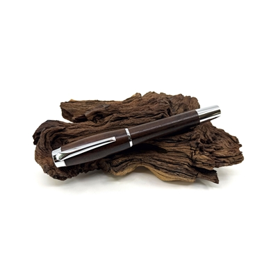 Drevené guľôčkové pero Elegance - Kingwood silver