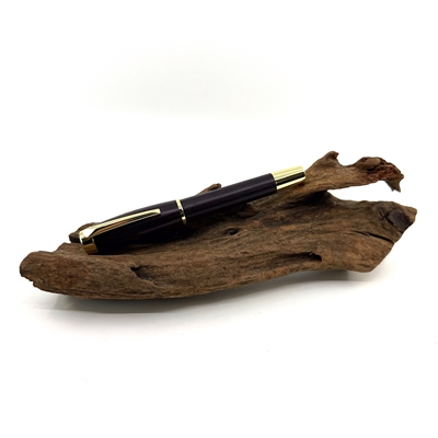 Drevené plniace pero Elegance - Kingwood gold