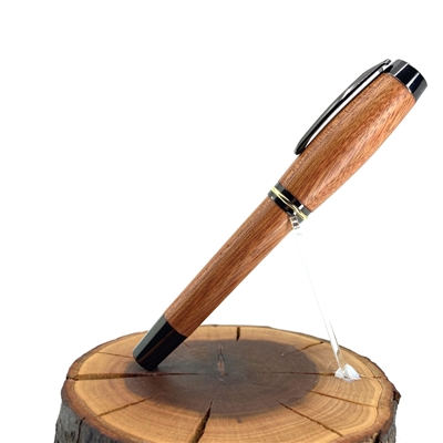Drevené plniace pero Elegance - Bloodwood titanium