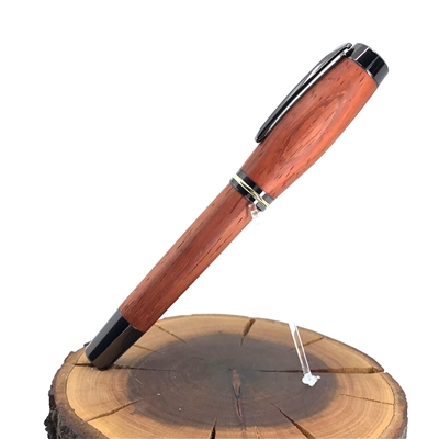 Drevené plniace pero Elegance - Padouk titanium