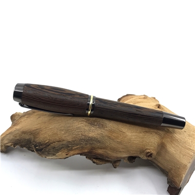 Drevené plniace pero Elegance - Wenge titanium