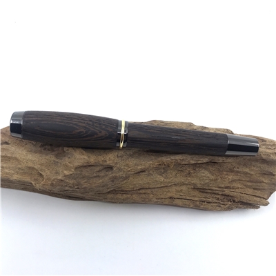 Drevené plniace pero Elegance - Panga titanium