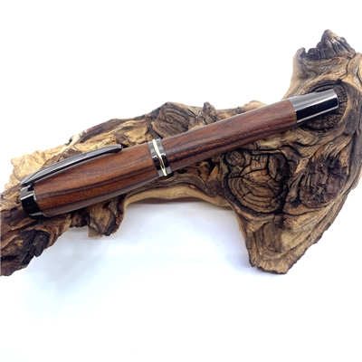 Drevené plniace pero Elegance - Desert Ironwood titanium